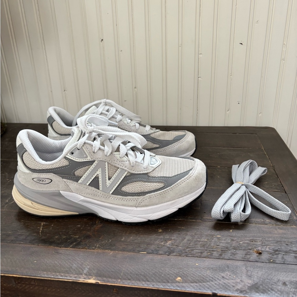 New Balance 990v6 light gray Marblehead M7 W 8.5/9 unisex EUC